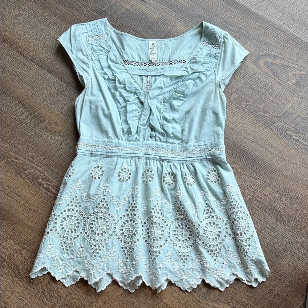 Floreat Sky Blue Top